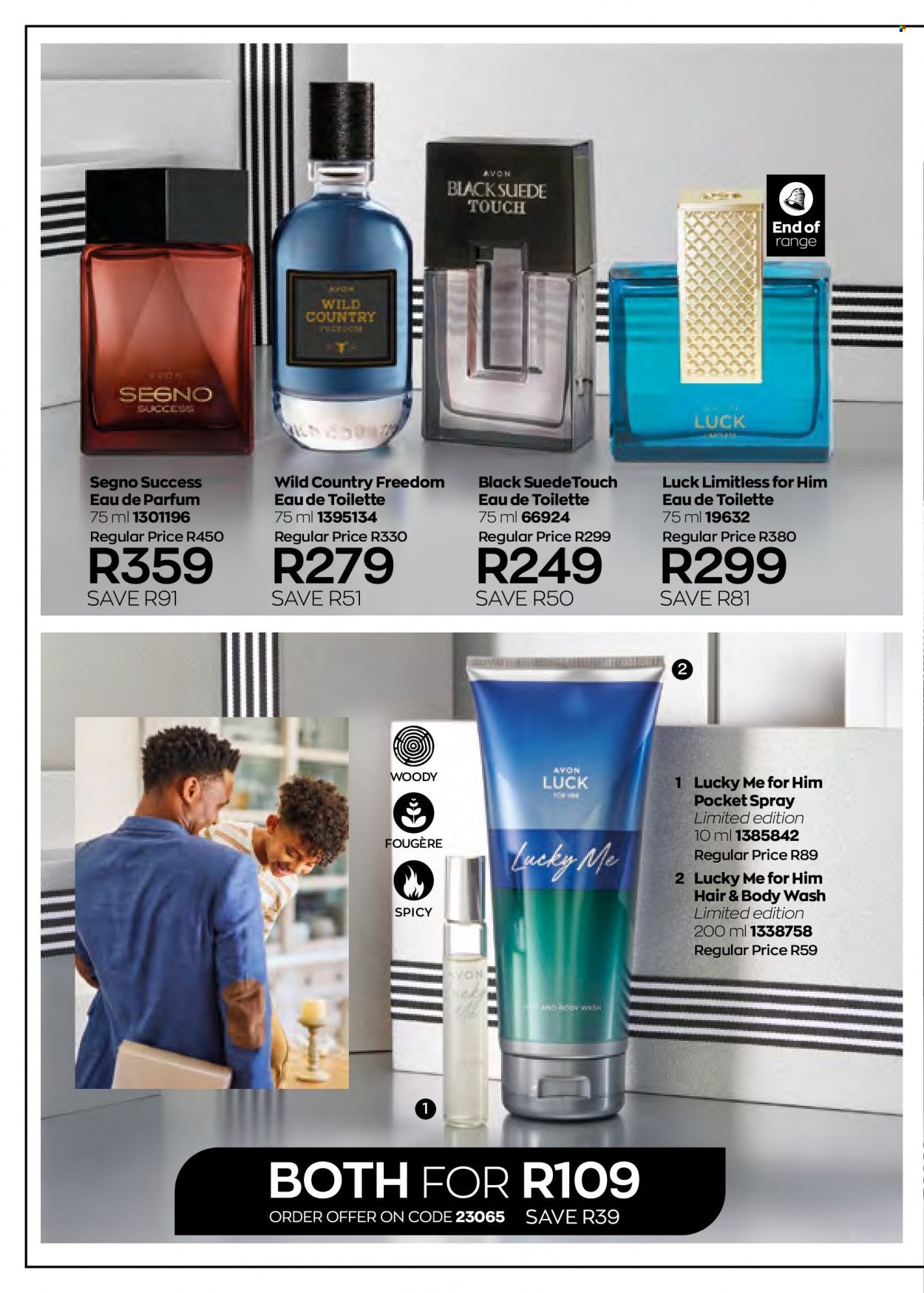 thumbnail - Avon catalogue  - 01/05/2022 - 31/05/2022 - Sales products - body wash, hair & body wash, Avon, eau de parfum, eau de toilette. Page 36.