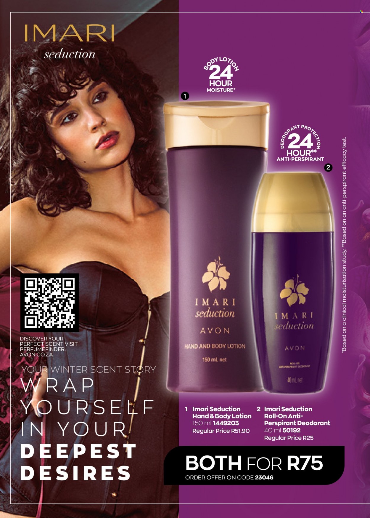 Avon catalogue  - 01/07/2022 - 31/07/2022 - Sales products - Avon, body lotion, anti-perspirant, roll-on, Imari, deodorant. Page 10.