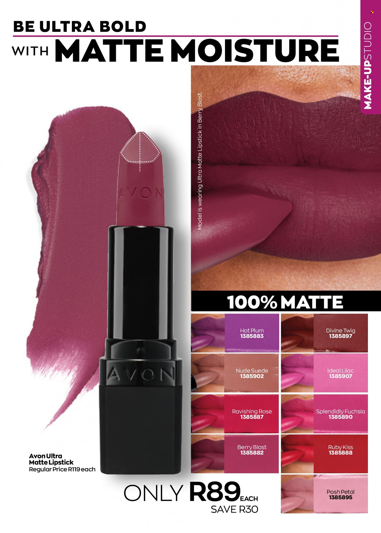 Avon catalogue  - 01/07/2022 - 31/07/2022 - Sales products - Avon, lipstick. Page 73.