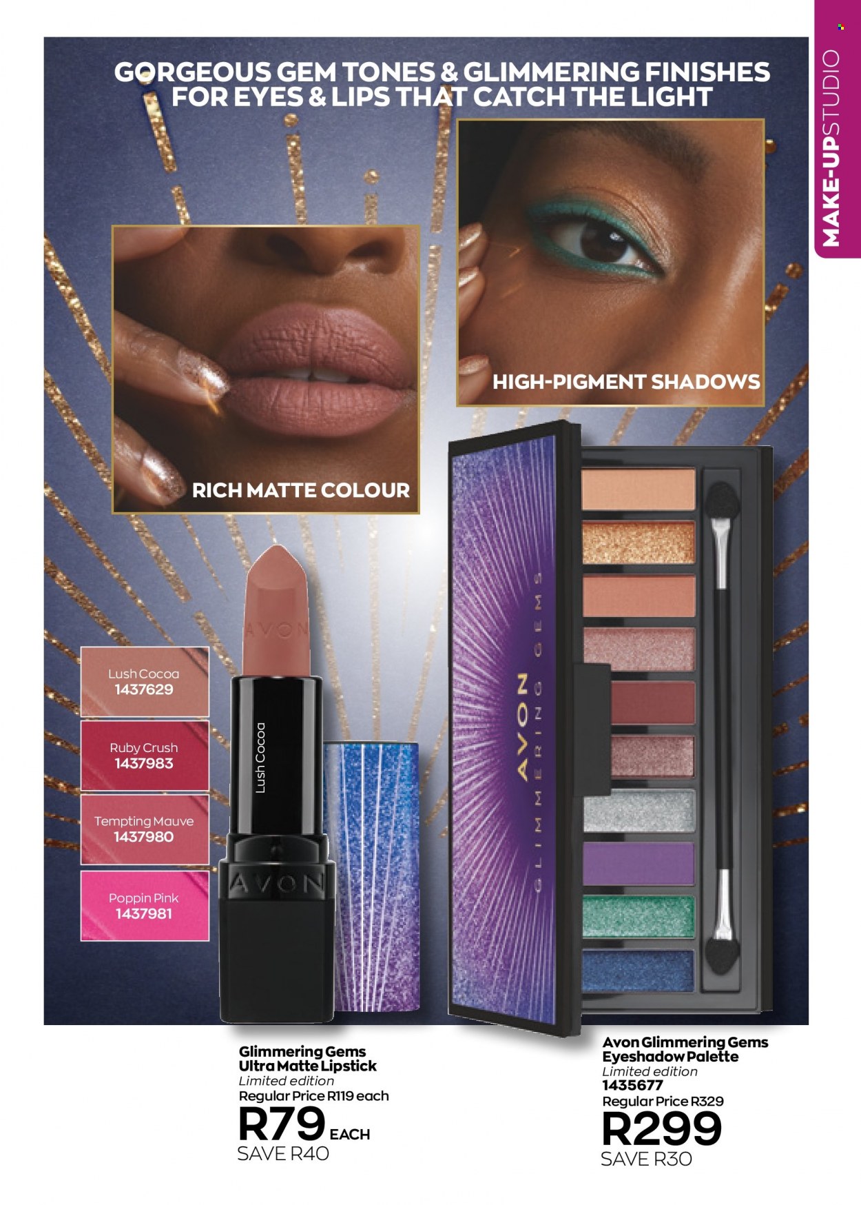 Avon catalogue  - 01/07/2022 - 31/07/2022 - Sales products - Avon, Palette, eyeshadow, lipstick. Page 77.