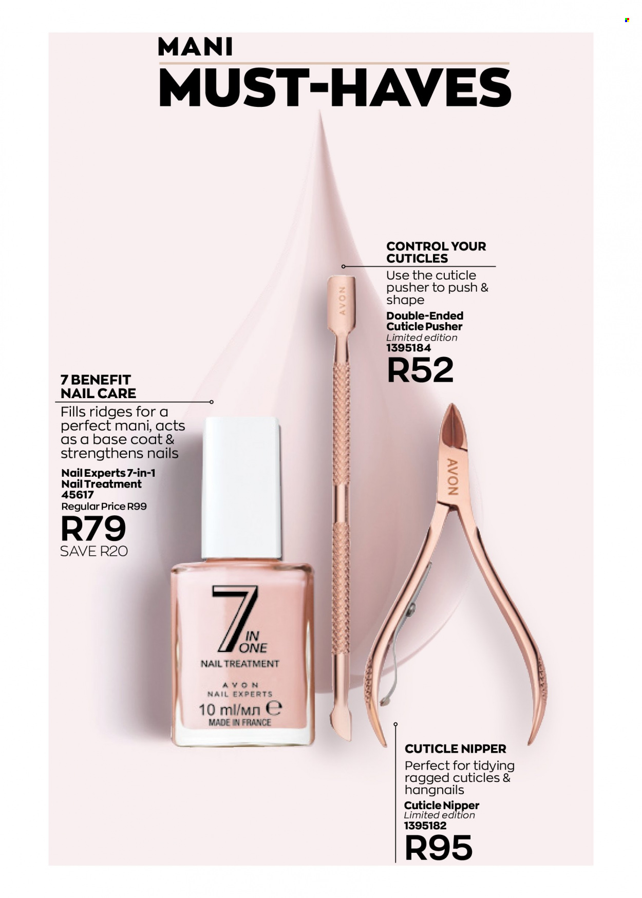 Avon catalogue  - 01/07/2022 - 31/07/2022 - Sales products - Avon, base coat, cuticle pusher. Page 78.