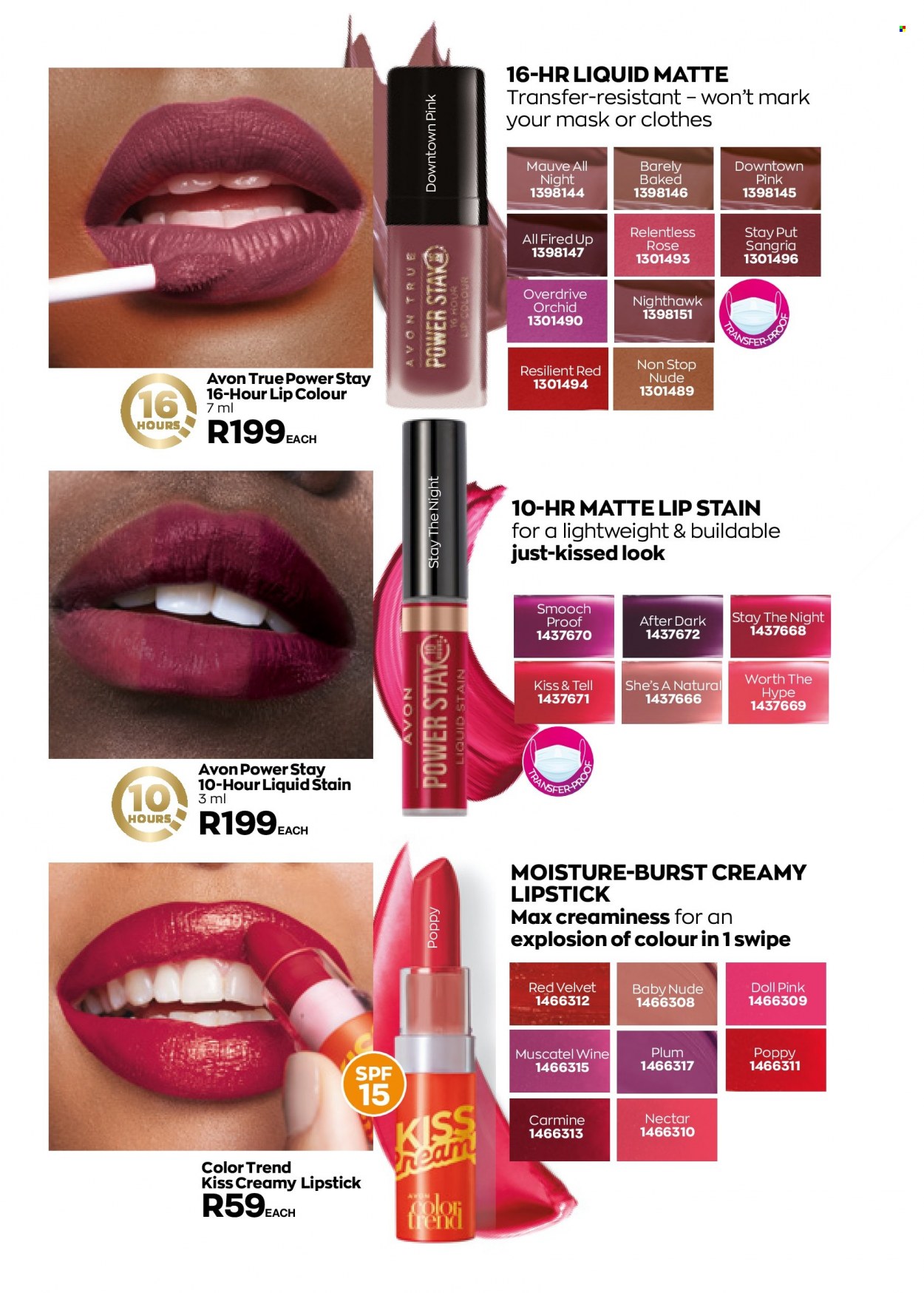 Avon catalogue  - 01/07/2022 - 31/07/2022 - Sales products - Avon, lip stain, lipstick. Page 80.