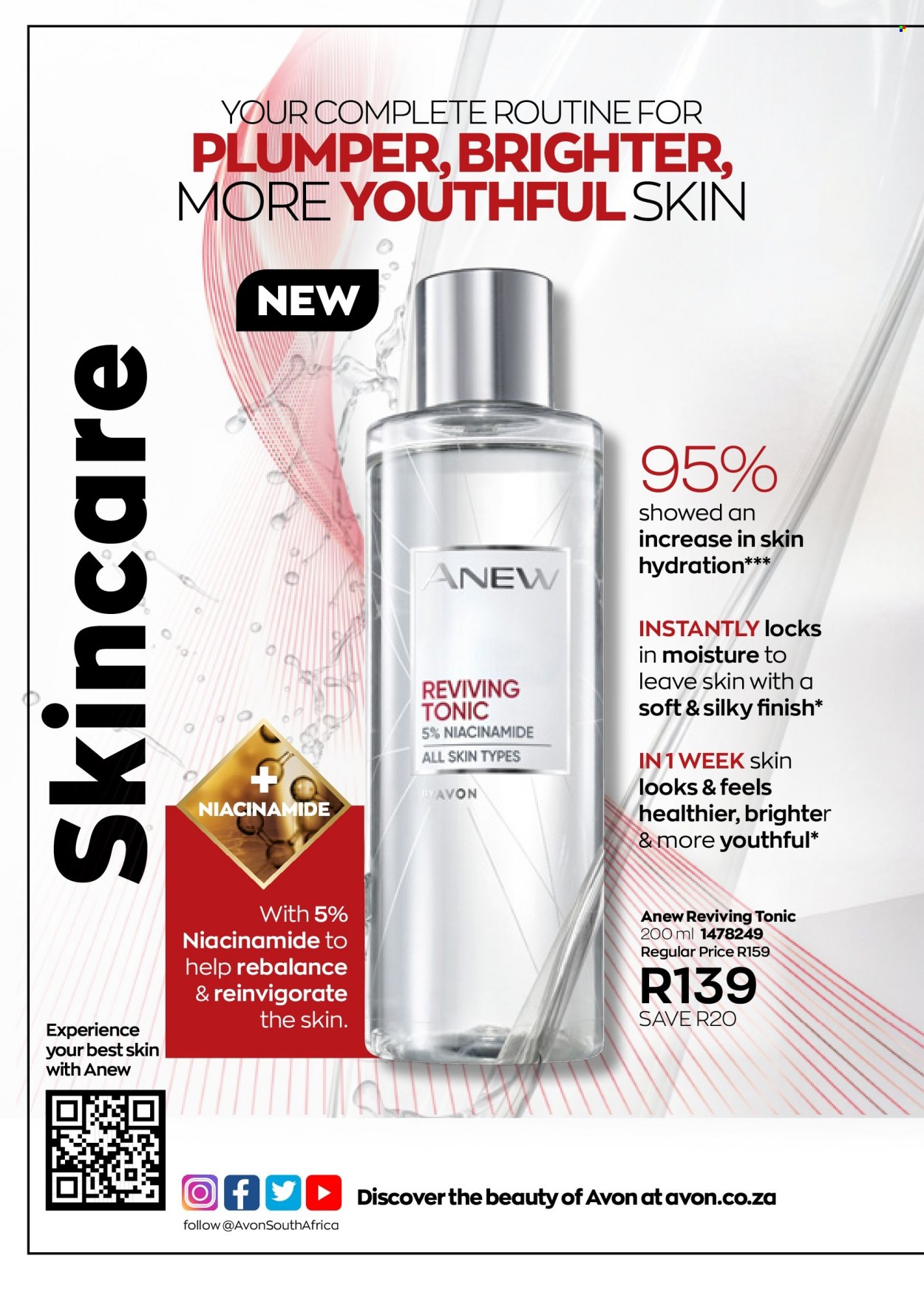 Avon catalogue  - 01/07/2022 - 31/07/2022 - Sales products - Avon, Anew, Niacinamide. Page 88.