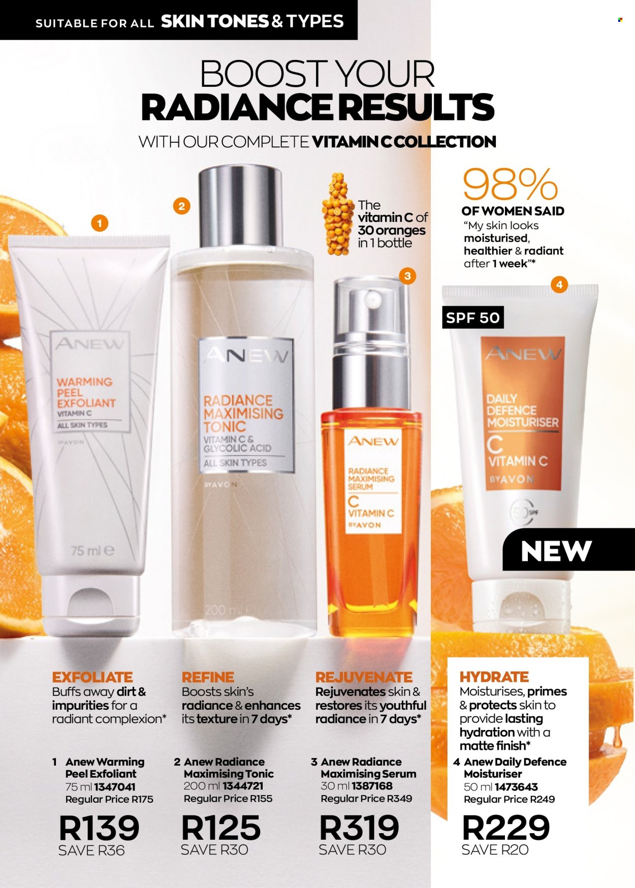 Avon catalogue  - 01/07/2022 - 31/07/2022 - Sales products - Anew, serum. Page 92.