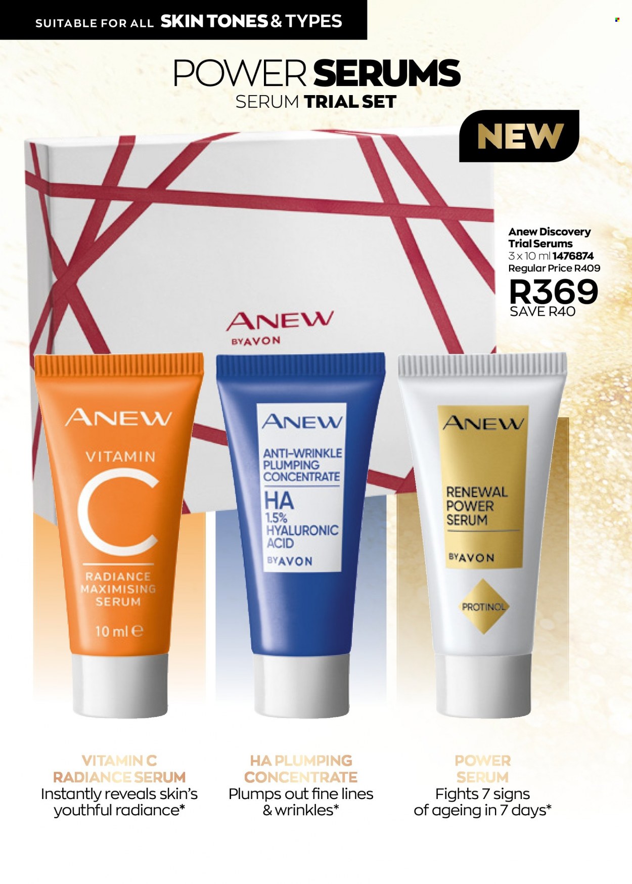 Avon catalogue  - 01/07/2022 - 31/07/2022 - Sales products - Anew, serum. Page 96.