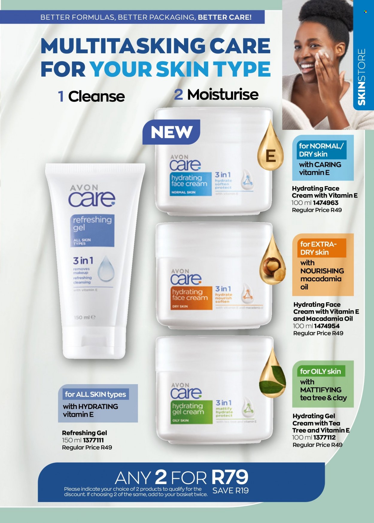 Avon catalogue  - 01/07/2022 - 31/07/2022 - Sales products - Avon, gel cream, face cream, makeup. Page 107.