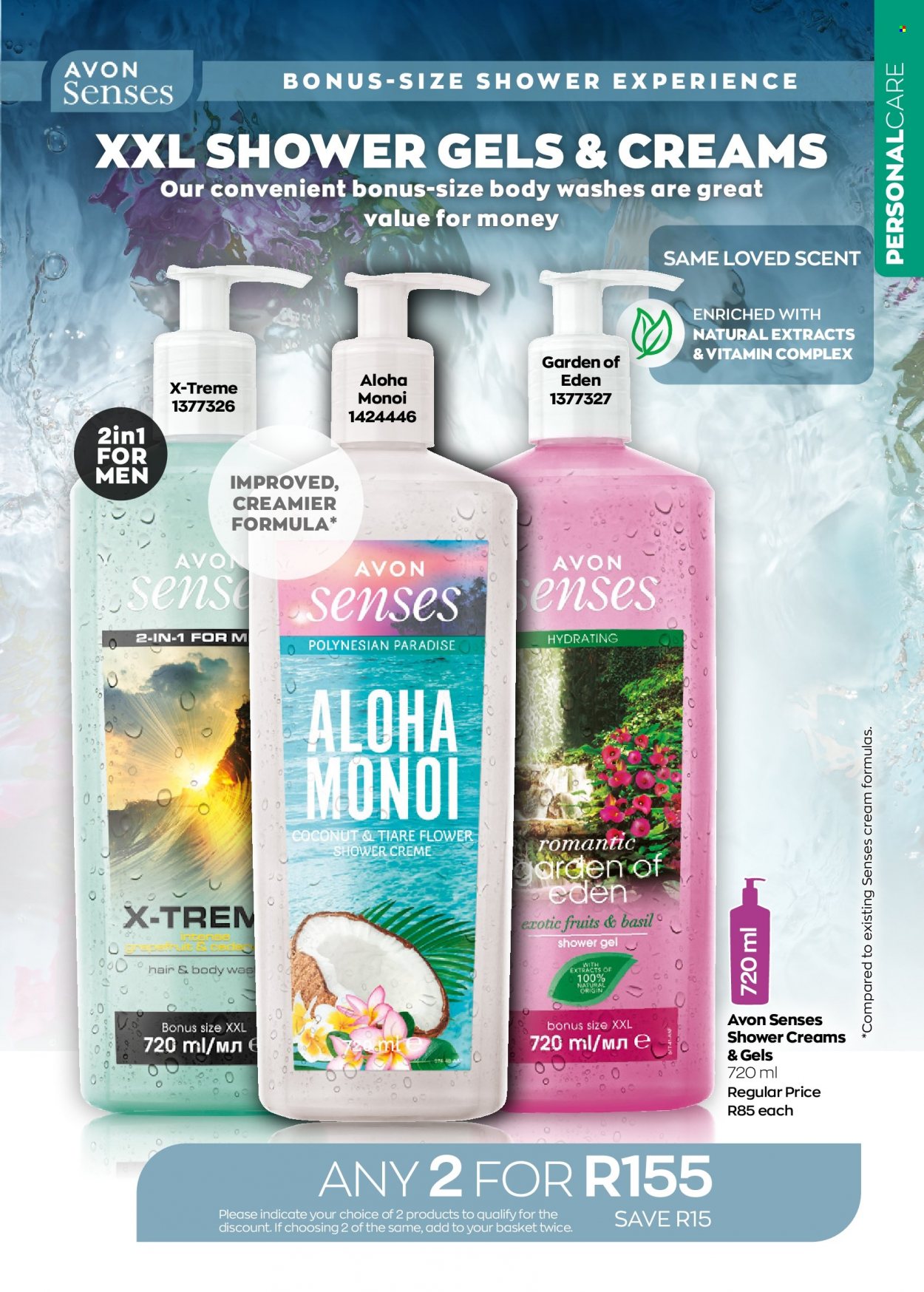 Avon catalogue  - 01/07/2022 - 31/07/2022 - Sales products - shower gel, Avon. Page 139.