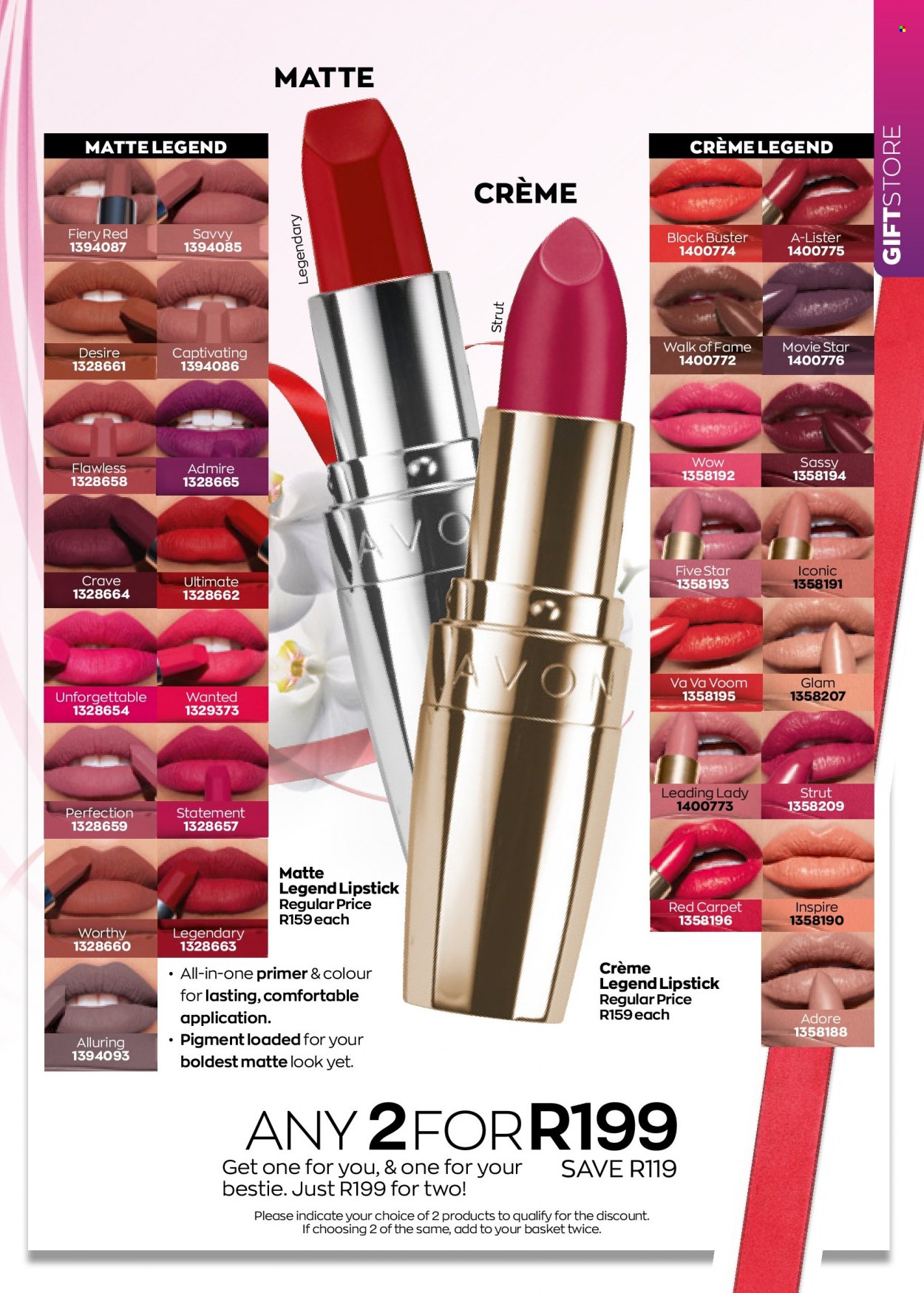 thumbnail - Avon catalogue  - 01/07/2022 - 31/07/2022 - Sales products - lipstick. Page 155.
