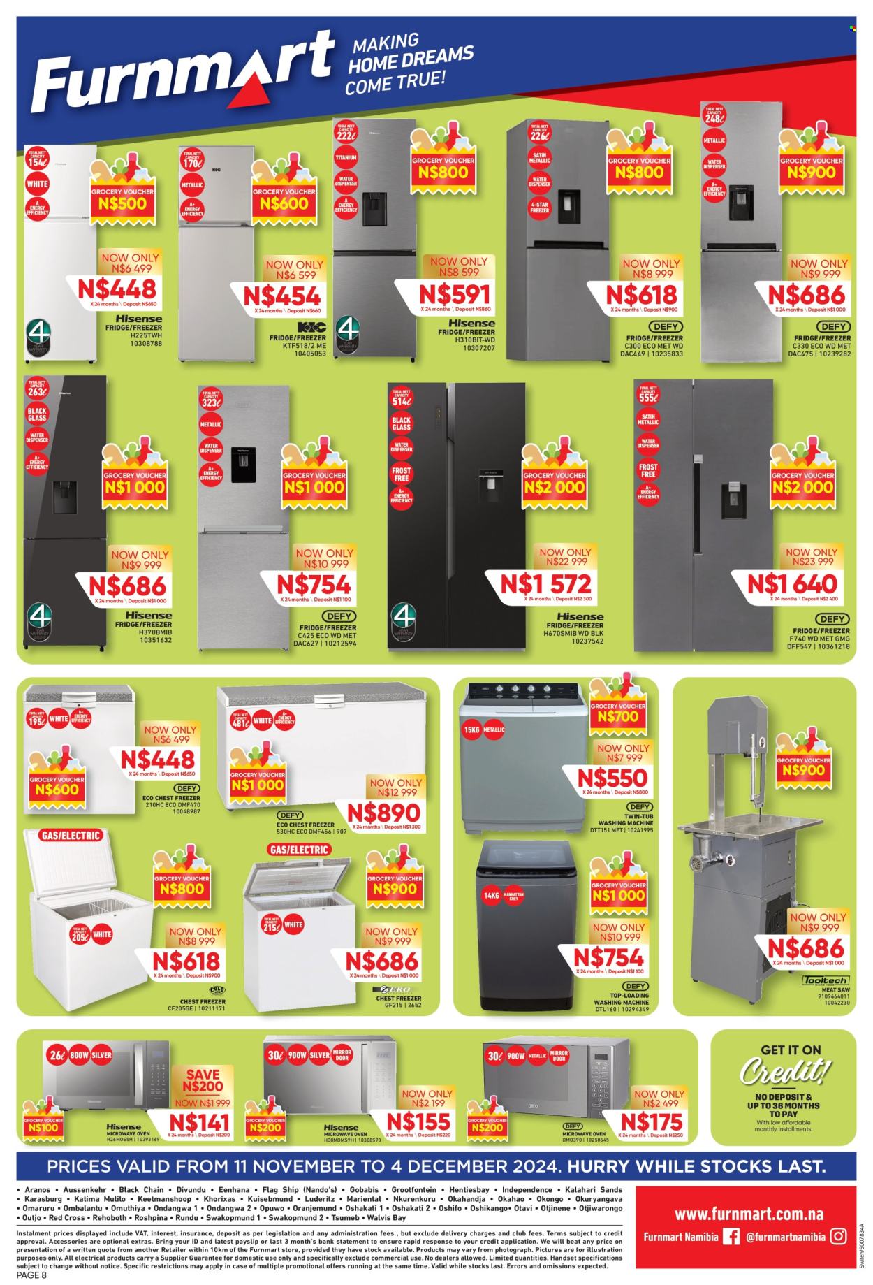 Furnmart specials - 11/11/2024 - 04/12/2024. Page 1