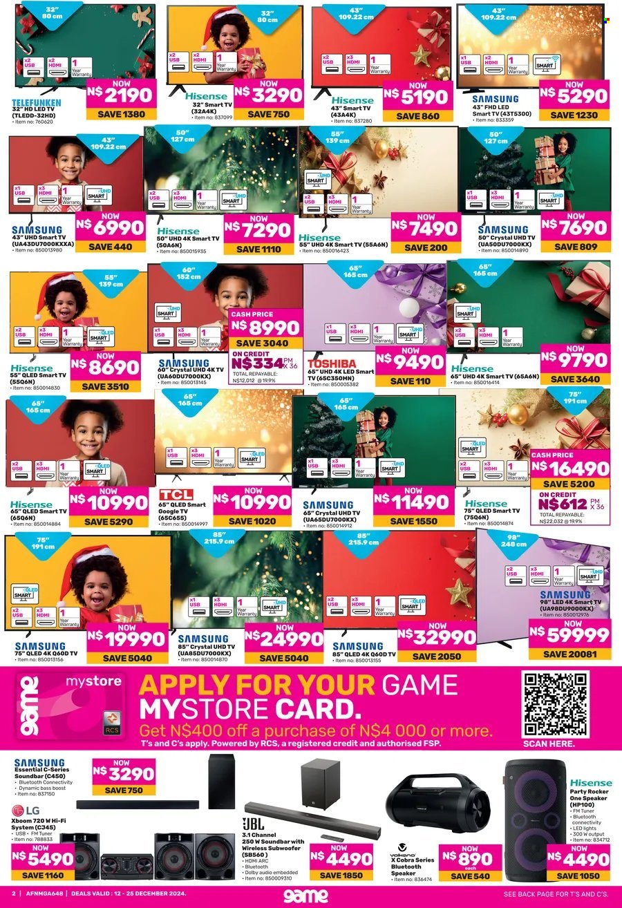 Game specials - 12/12/2024 - 25/12/2024. Page 1