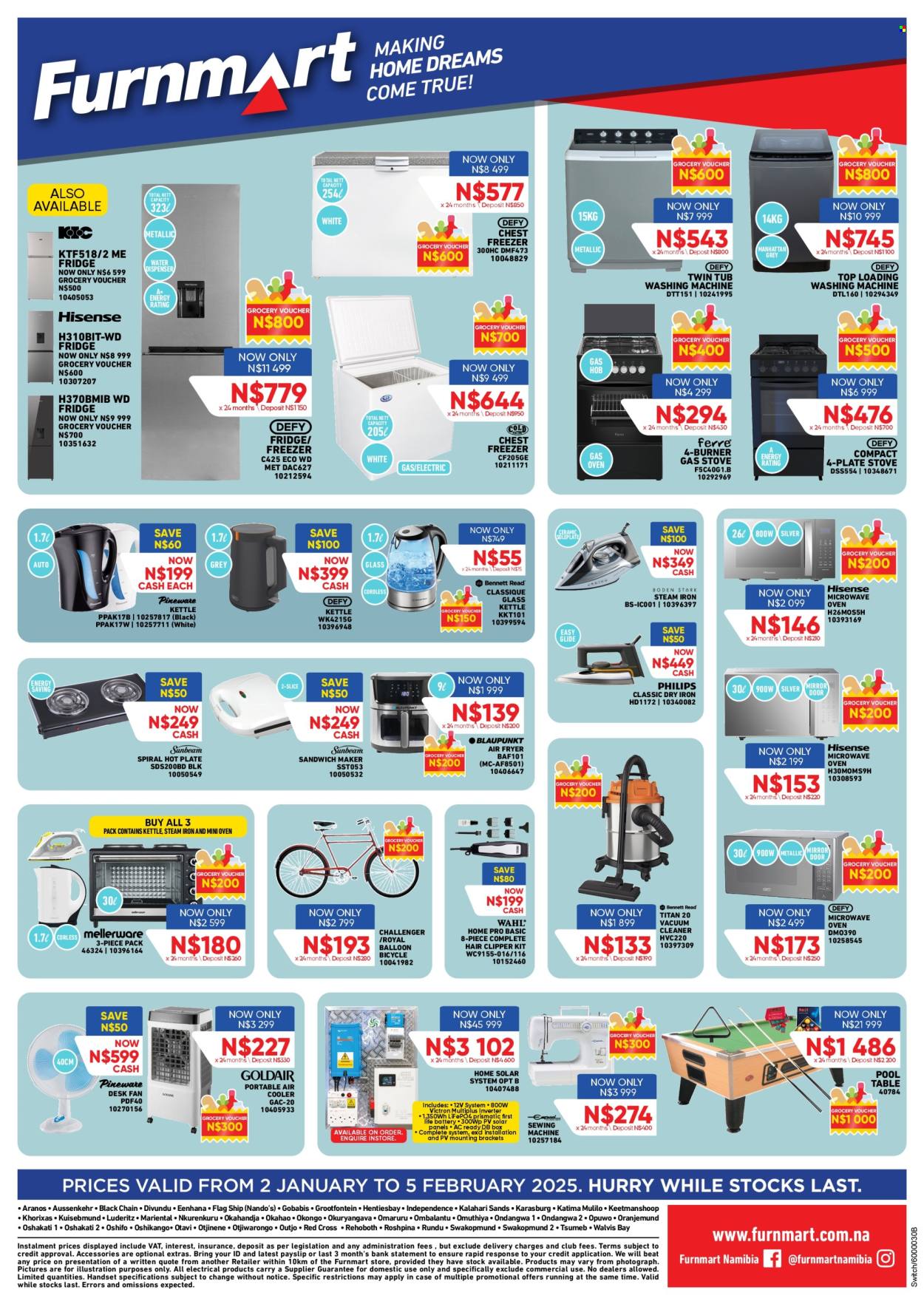 Furnmart specials - 02/01/2025 - 05/02/2025. Page 1