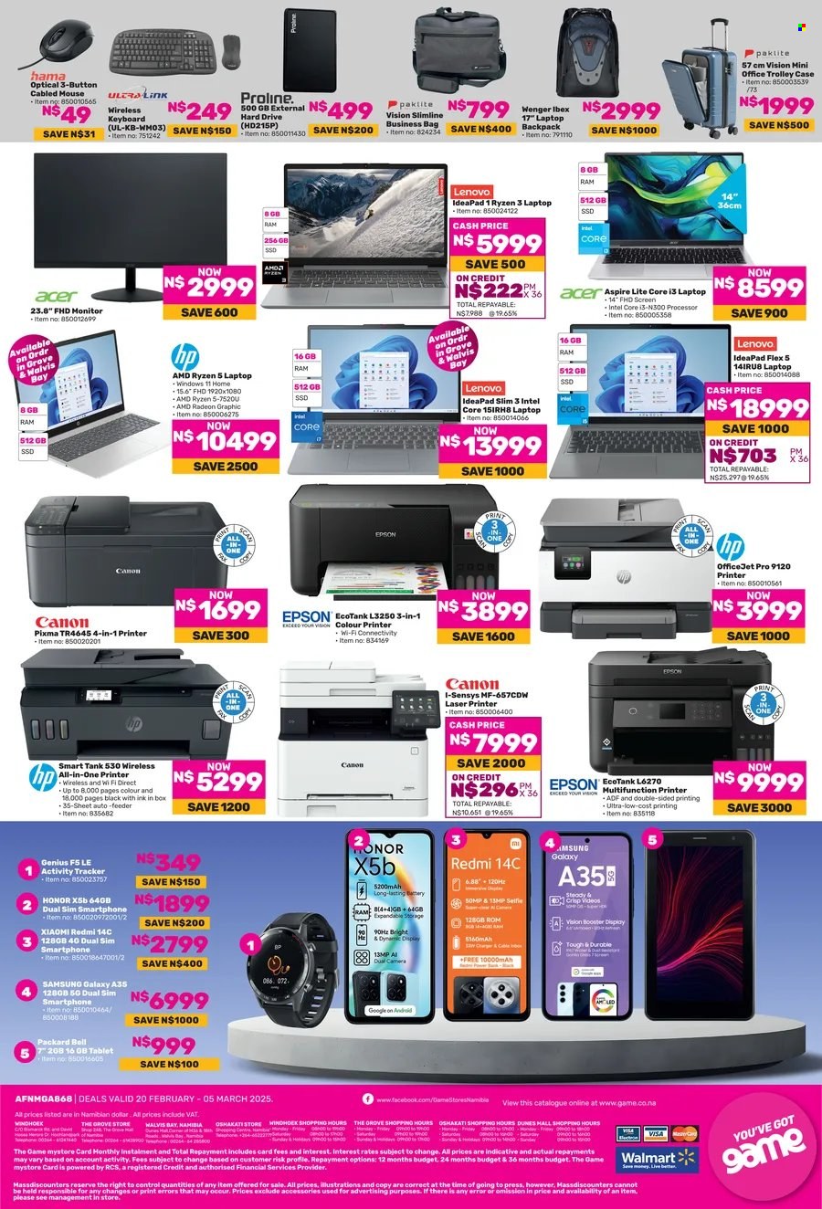 Game specials - 20/02/2025 - 05/03/2025. Page 1