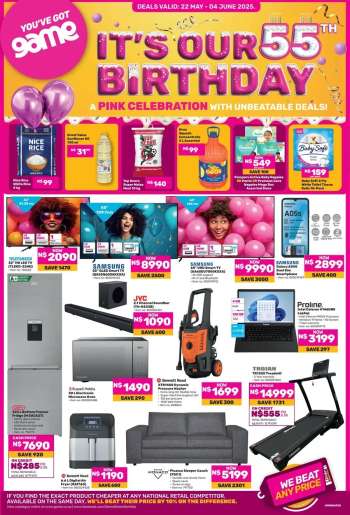 Game catalogue  - 22/05/2025 - 04/06/2025.