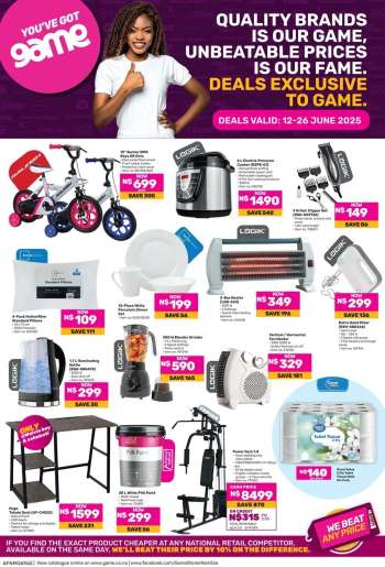 Game catalogue  - 12/06/2025 - 26/06/2025.