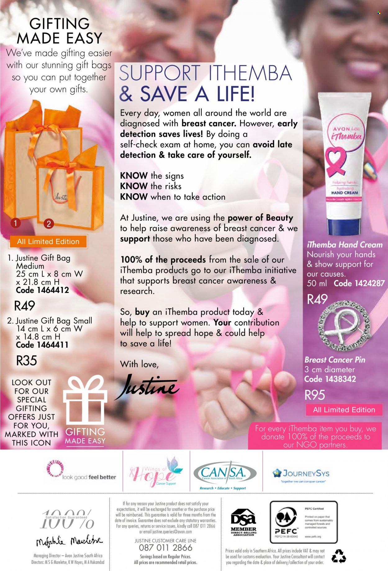 thumbnail - Justine catalogue  - 01/07/2022 - 31/07/2022 - Sales products - Avon, hand cream. Page 3.