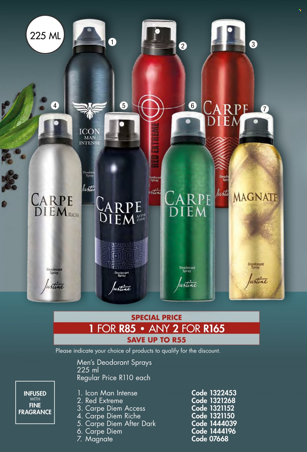 thumbnail - Justine catalogue  - 01/07/2022 - 31/07/2022 - Sales products - anti-perspirant, fragrance, deodorant. Page 52.