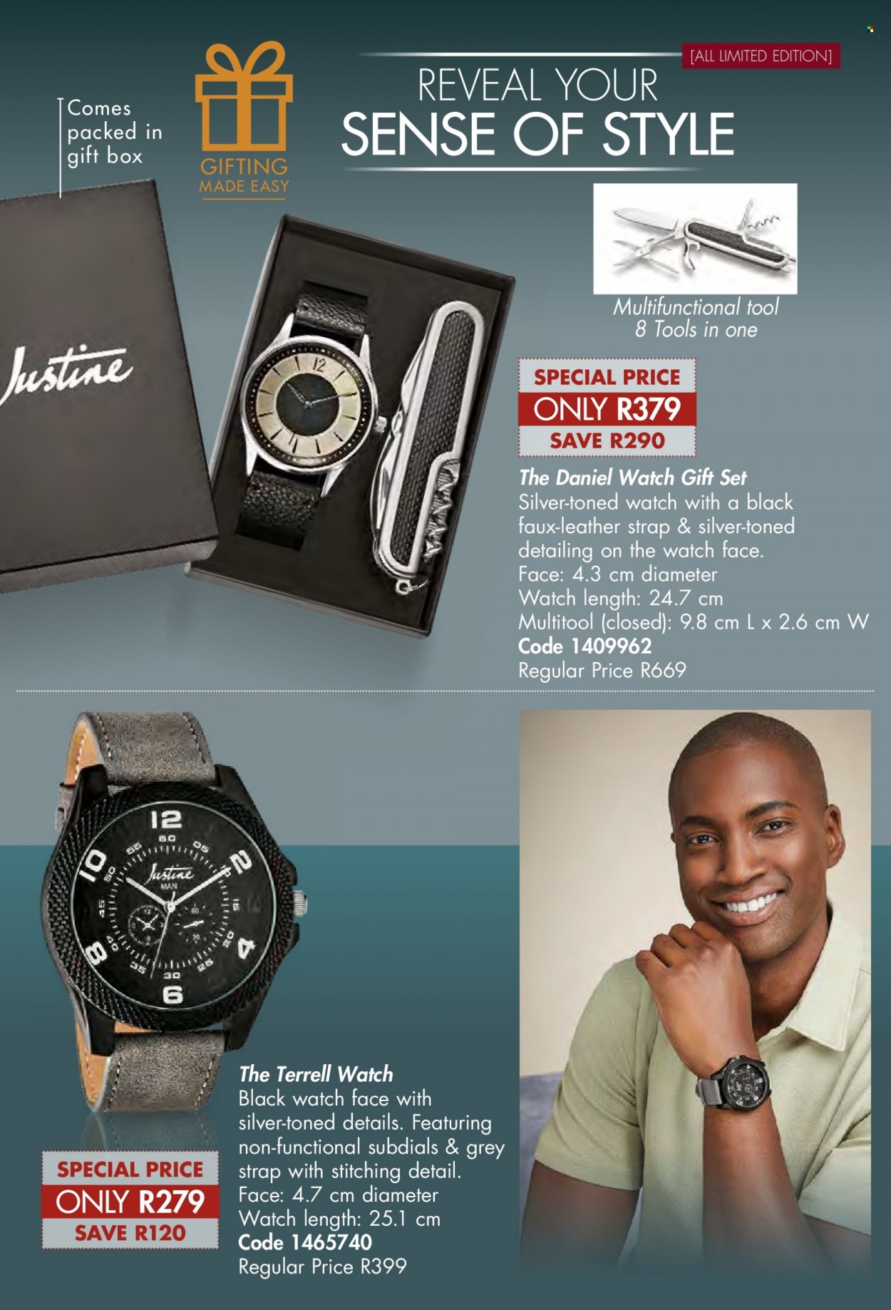 thumbnail - Justine catalogue  - 01/07/2022 - 31/07/2022 - Sales products - gift set, watch. Page 58.