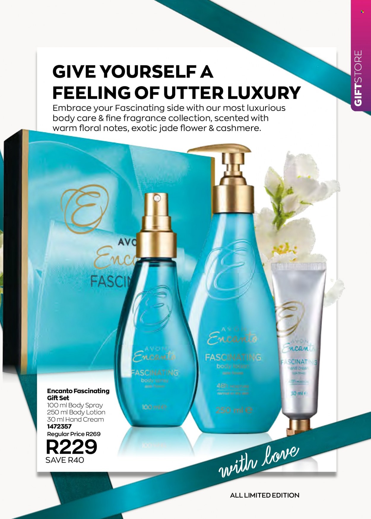 Avon catalogue  - 01/05/2022 - 31/05/2022 - Sales products - body lotion, body spray, hand cream, fragrance, gift set. Page 63.