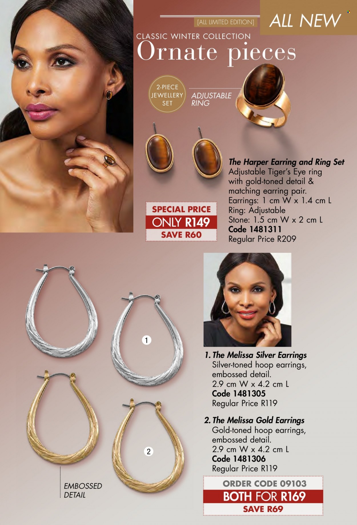 thumbnail - Justine catalogue  - 01/07/2022 - 31/07/2022 - Sales products - earrings. Page 68.