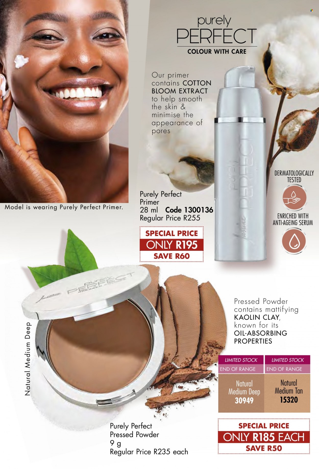 thumbnail - Justine catalogue  - 01/07/2022 - 31/07/2022 - Sales products - serum, face powder. Page 85.