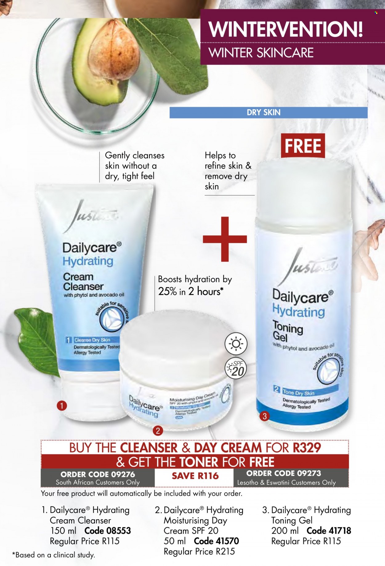 thumbnail - Justine catalogue  - 01/07/2022 - 31/07/2022 - Sales products - cleanser, day cream, toner. Page 99.