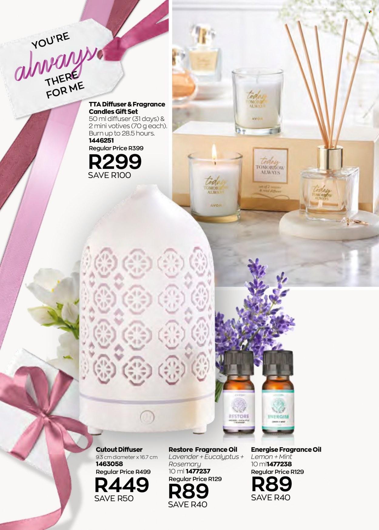 Avon catalogue  - 01/05/2022 - 31/05/2022 - Sales products - oil, fragrance, gift set. Page 68.