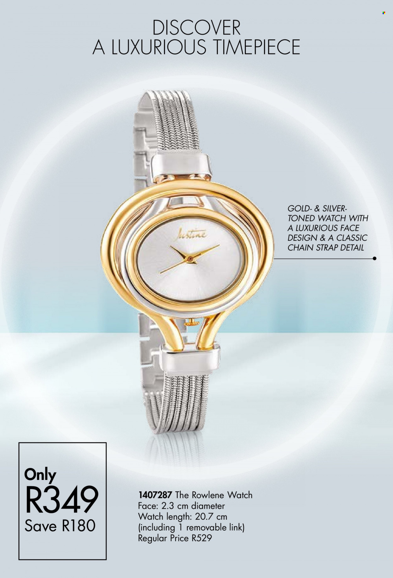 thumbnail - Justine catalogue  - 05/07/2022 - 31/07/2022 - Sales products - watch. Page 16.