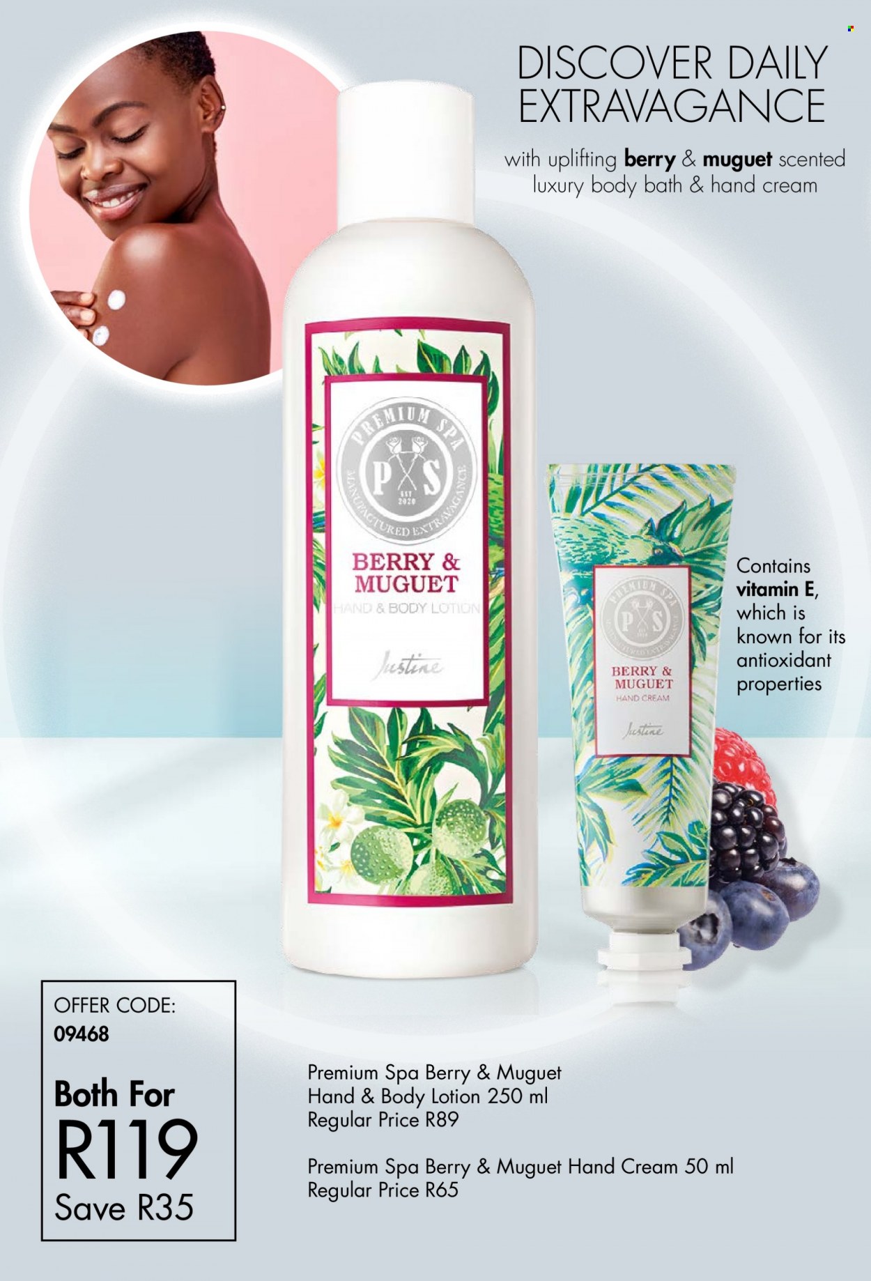 thumbnail - Justine catalogue  - 05/07/2022 - 31/07/2022 - Sales products - body lotion, hand cream. Page 30.
