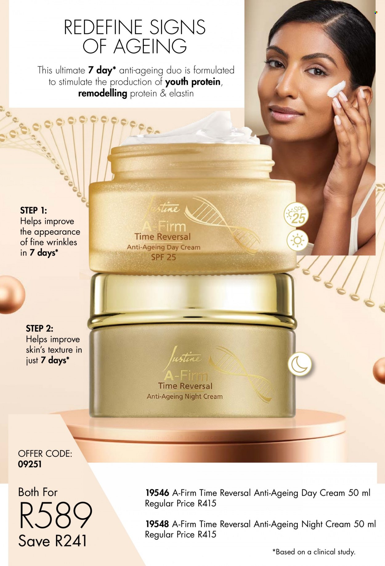 thumbnail - Justine catalogue  - 07/07/2022 - 31/07/2022 - Sales products - day cream, night cream. Page 12.