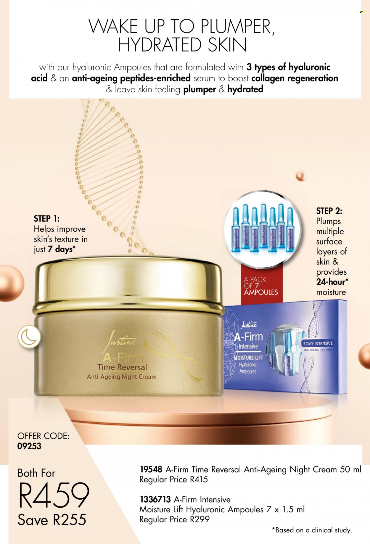 thumbnail - Justine catalogue  - 07/07/2022 - 31/07/2022 - Sales products - serum, night cream. Page 14.