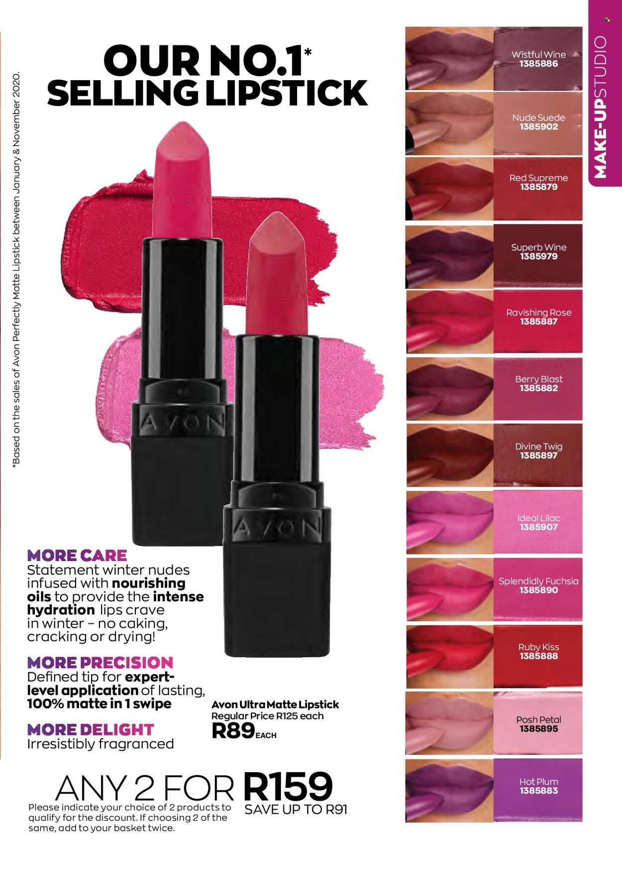 Avon catalogue  - 01/05/2022 - 31/05/2022 - Sales products - Avon, lipstick. Page 89.