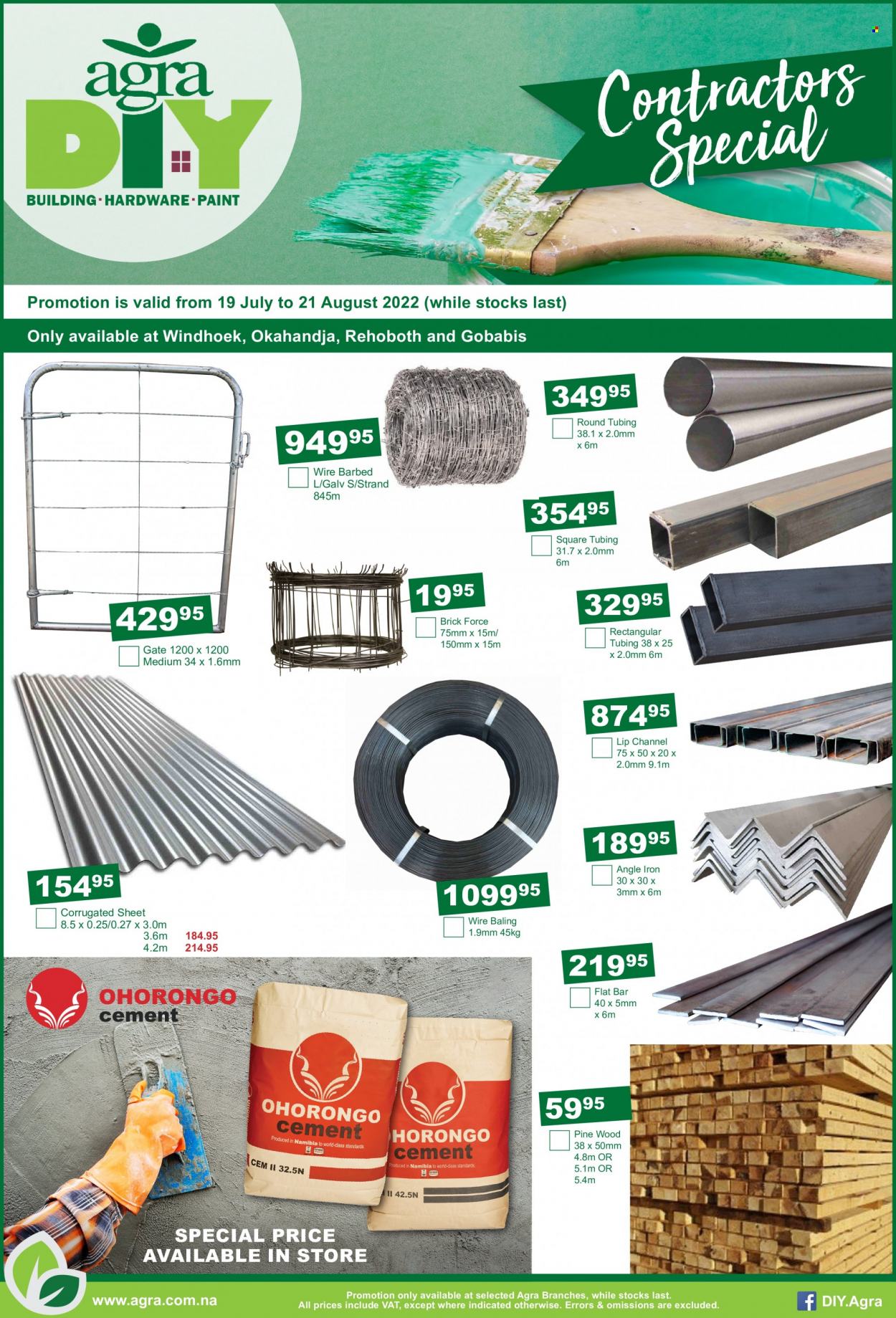 Agra catalogue  - 19/07/2022 - 21/08/2022 - Sales products - paint, brick. Page 2.
