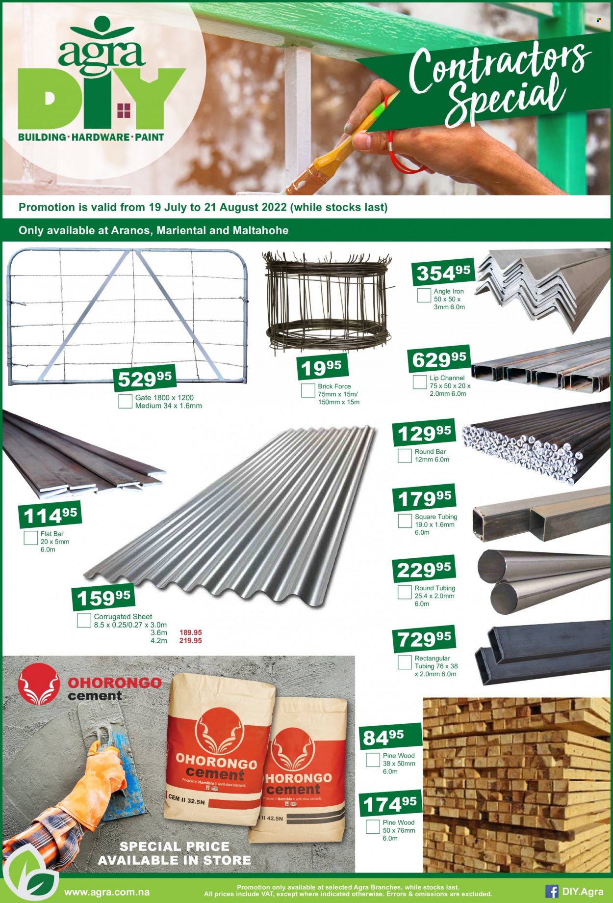 Agra catalogue  - 19/07/2022 - 21/08/2022 - Sales products - paint, brick. Page 4.