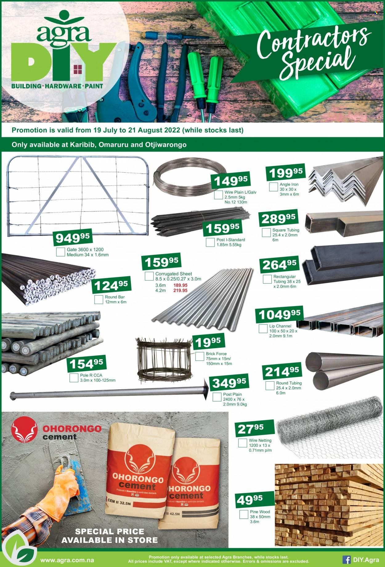 Agra catalogue  - 19/07/2022 - 21/08/2022 - Sales products - paint, brick. Page 8.