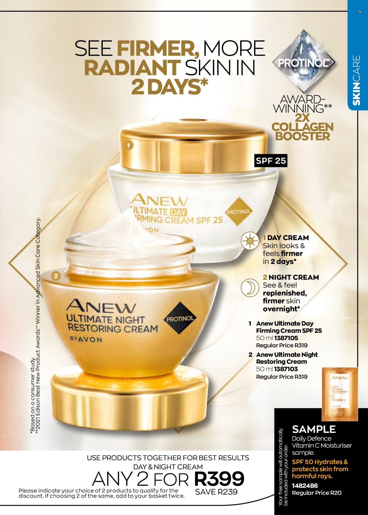 Avon catalogue  - 01/05/2022 - 31/05/2022 - Sales products - Anew, day cream, night cream. Page 103.