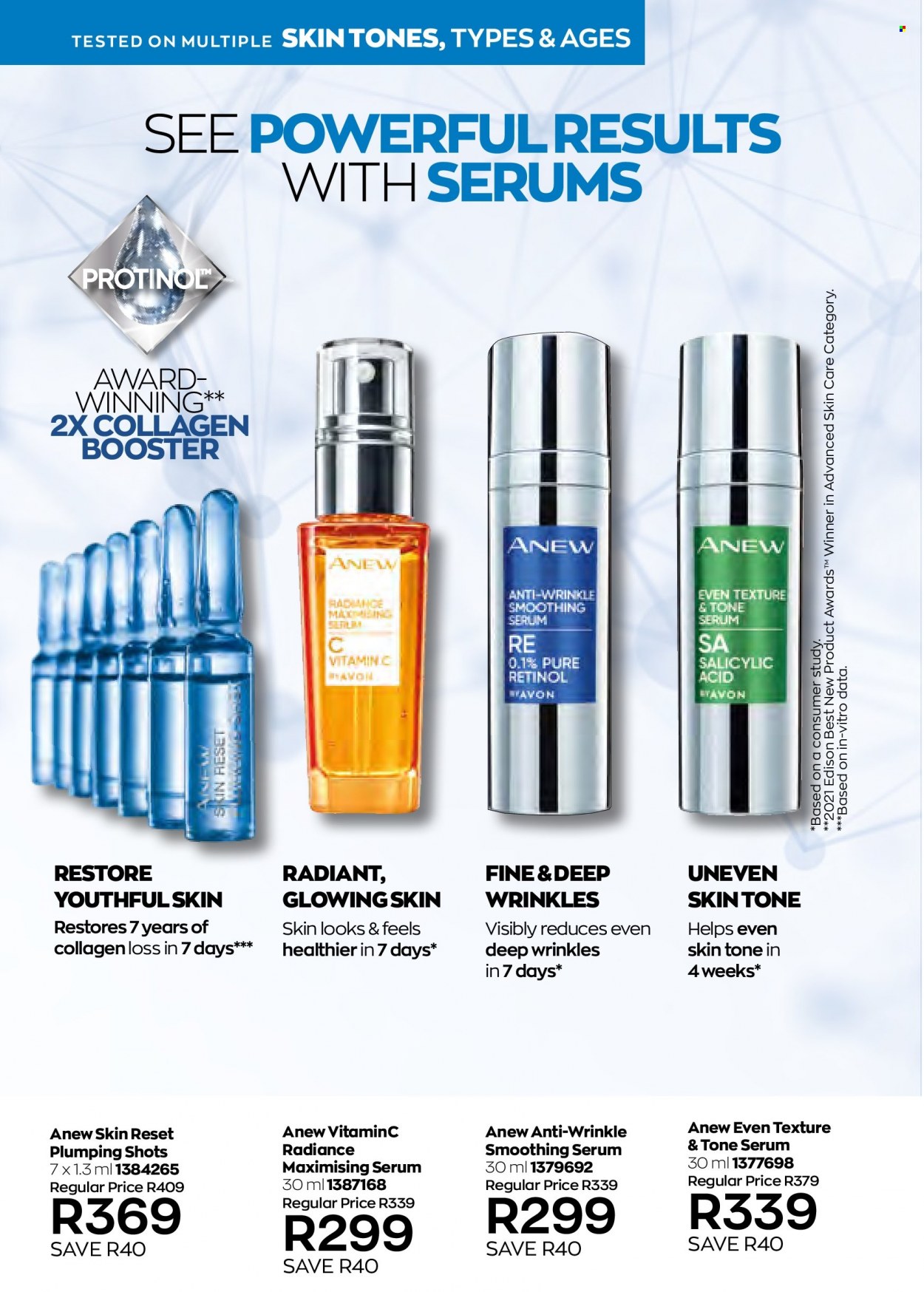 Avon catalogue  - 01/05/2022 - 31/05/2022 - Sales products - Anew, serum. Page 108.